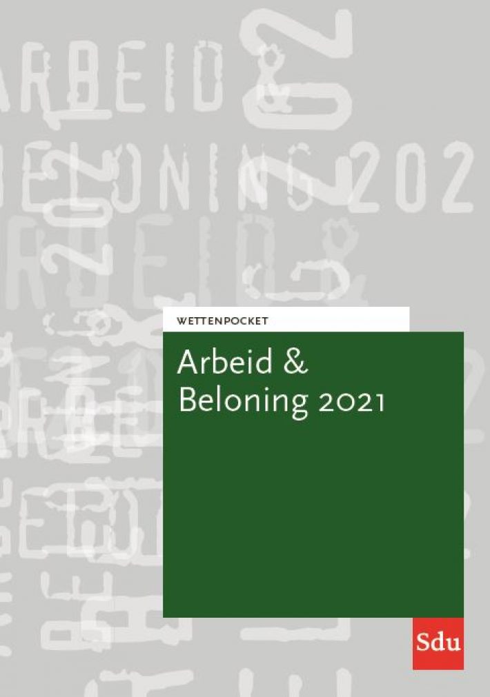 Wettenpocket Arbeid & Beloning 2021