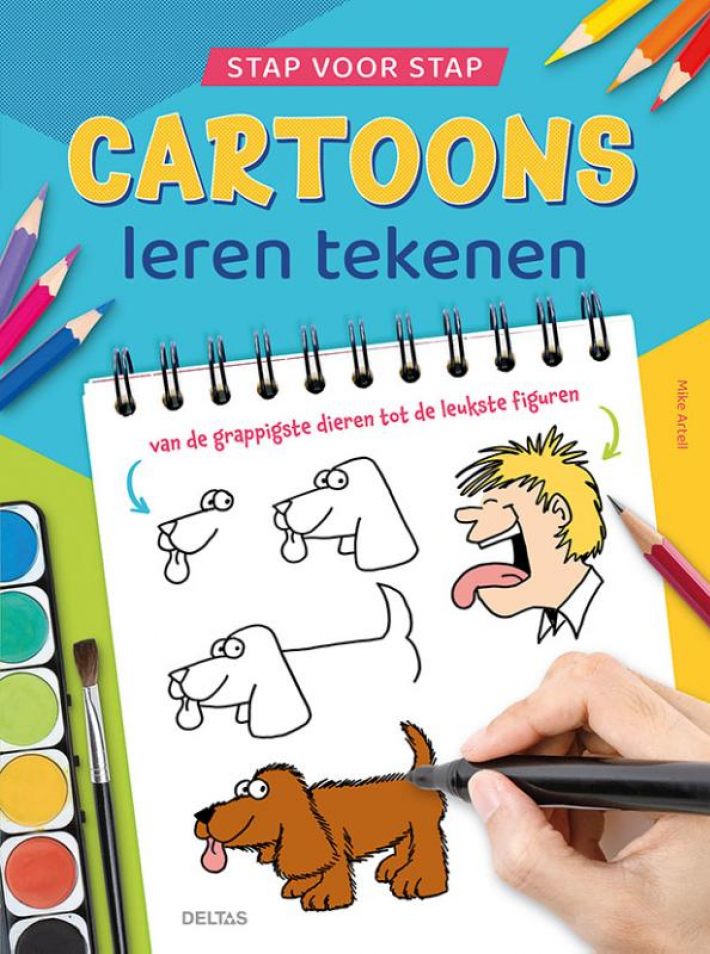 Stap voor stap cartoons leren tekenen