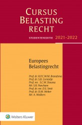 Studenteneditie Cursus Belastingrecht Europees belastingrecht 2021-2022 &bullet; Cursus Belastingrecht Europees belastingrecht