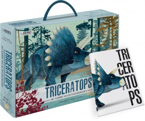 Triceratops - Boek + 3D-puzzel