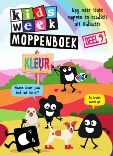 Moppenboek kleuren • Kidsweek moppenboek deel 9 - kleuren