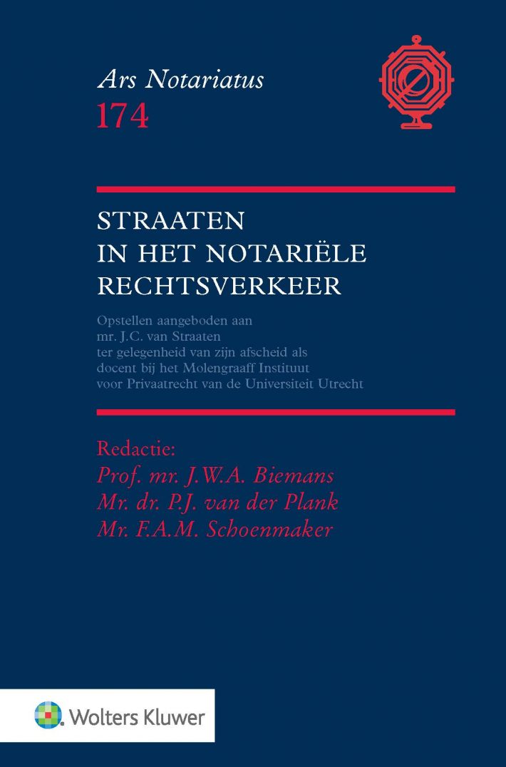 Straaten in het notariële rechtsverkeer