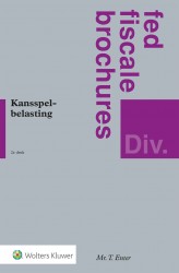 Kansspelbelasting &bullet; Kansspelbelasting