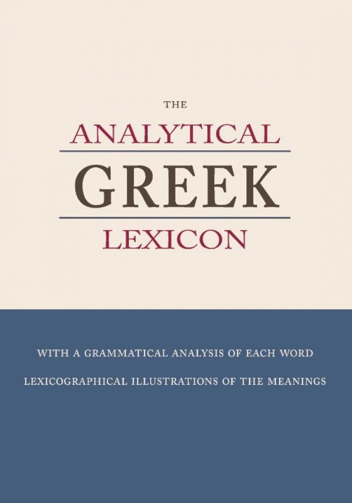 The Analytical Greek Lexicon