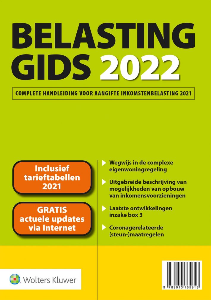 Belastinggids 2022 • Belastinggids 2022