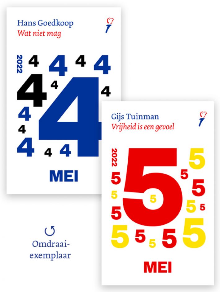 Set 5x Dubbeluitgave 4 en 5 mei 2022 Hans Goedkoop en Gijs Tuinman • 1 x Dubbeluitgave 4 en 5 mei 2022 Hans Goedkoop en Gijs Tuinman