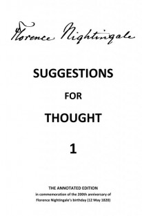 Suggestions for Thought 1