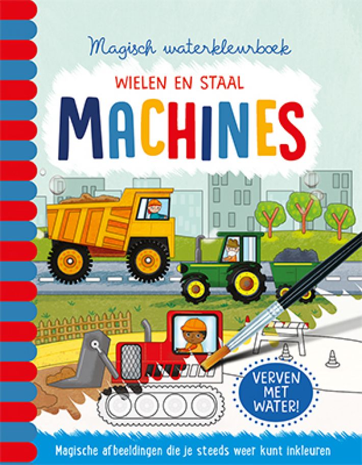 Magisch waterkleurboek machines Magisch waterkleurboek machines
