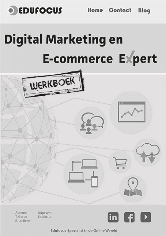 Werkboek Digital Marketing en E-commerce Expert • Werkboek Digital marketing en E-commerce Expert
