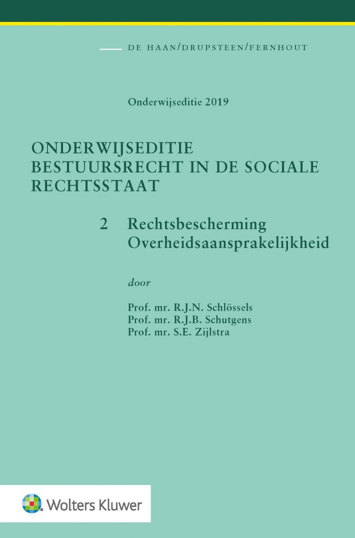 Onderwijseditie Bestuursrecht in de sociale rechtsstaat band 2