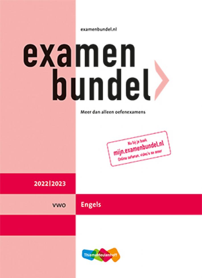 Bureau ISBN Examenbundel vwo Engels 2022/2023
