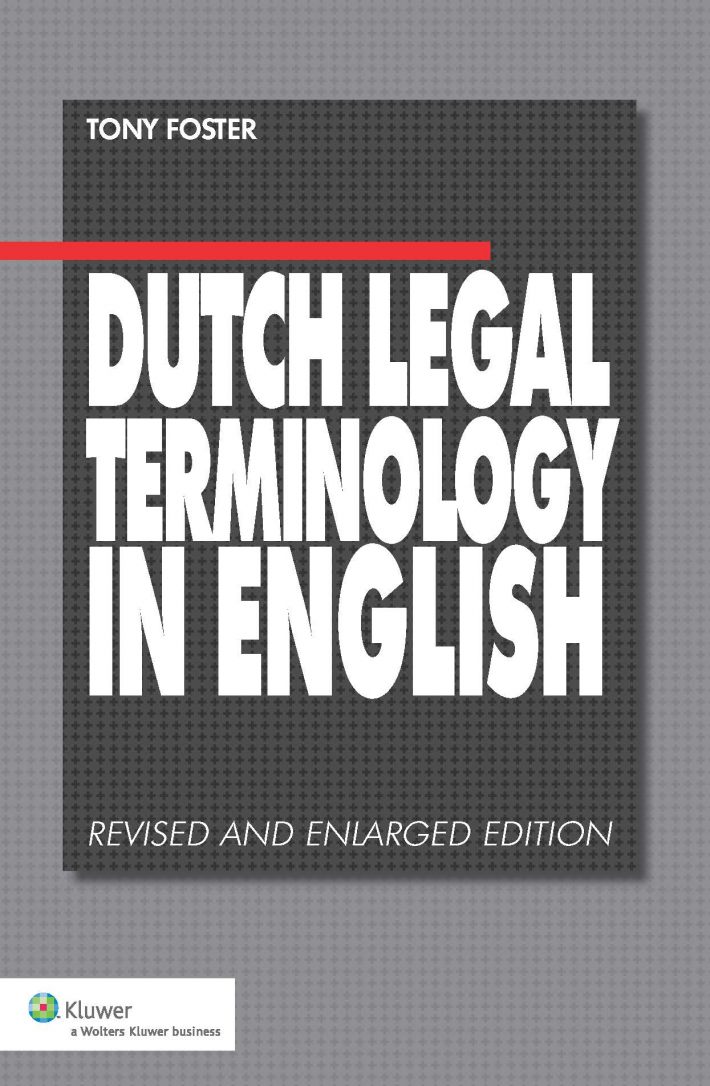 Dutch Legal Terminology in English
