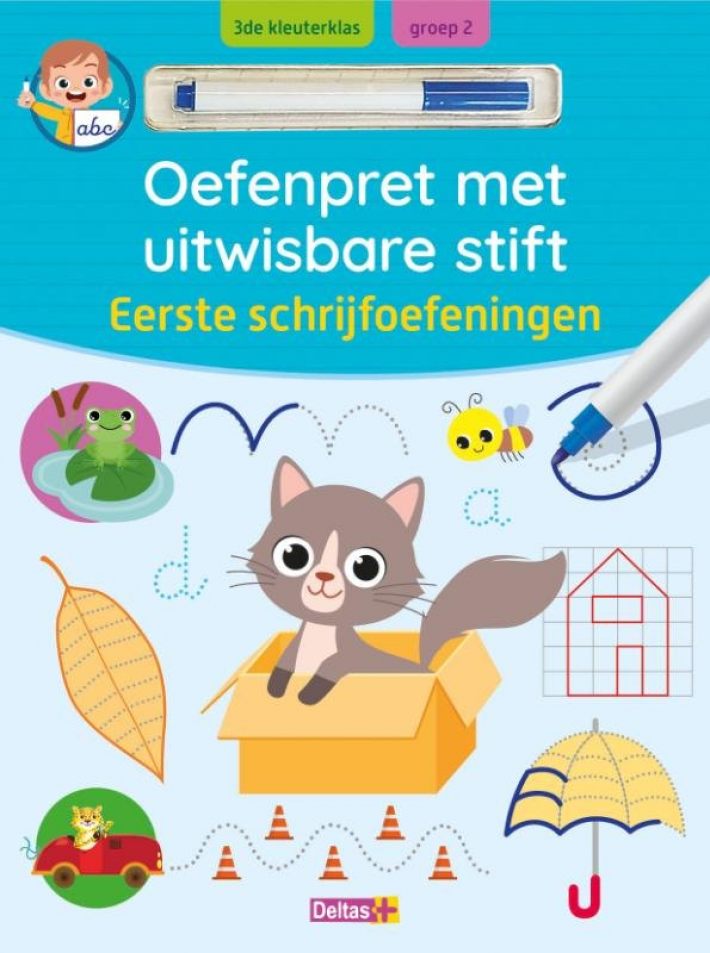 Oefenpret met uitwisbare stift - Eerste schrijfoefeningen Oefenpret met uitwisbare stift - Eerste schrijfoefeningen