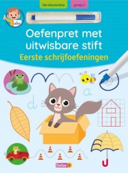 Oefenpret met uitwisbare stift - Eerste schrijfoefeningen