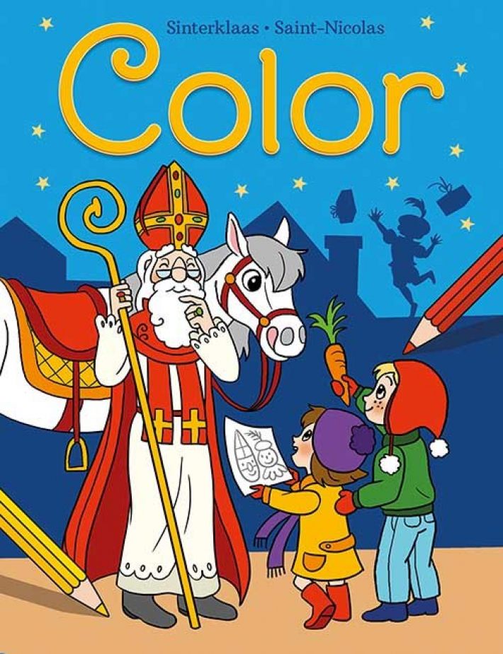 Sinterklaas Color - blauw / Saint-Nicolas Color - bleu