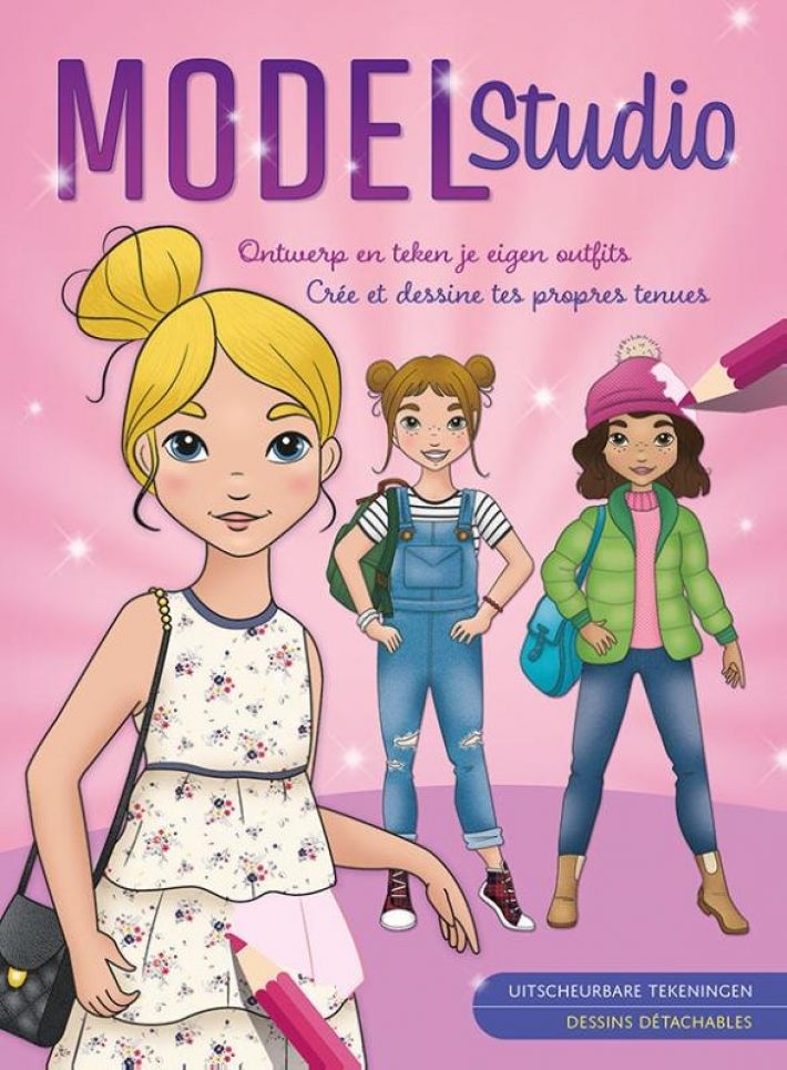 Model Studio - Ontwerp en teken je eigen outfits / Model Studio - Crée et dessine tes propres tenues