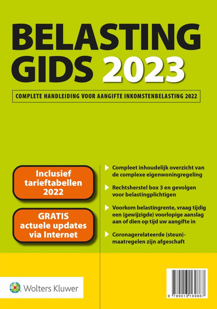 Belastinggids 2023 &bullet; Belastinggids 2023