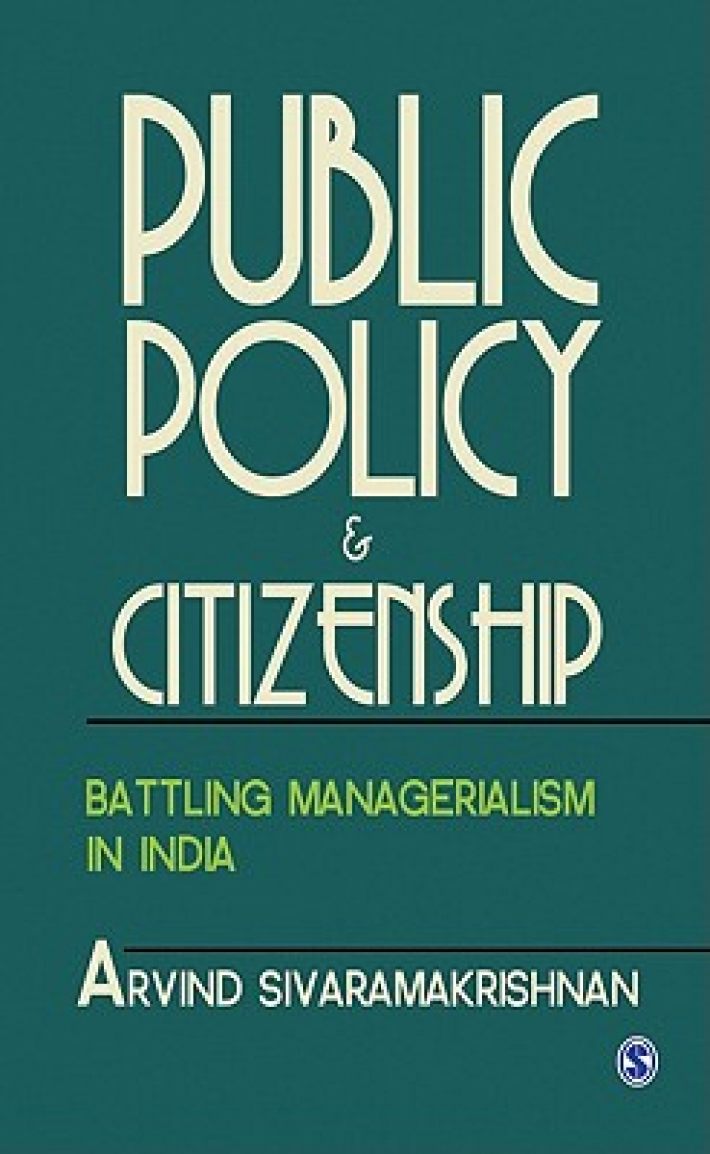 Public Policy and Citizenship: Battling Managerialism in India