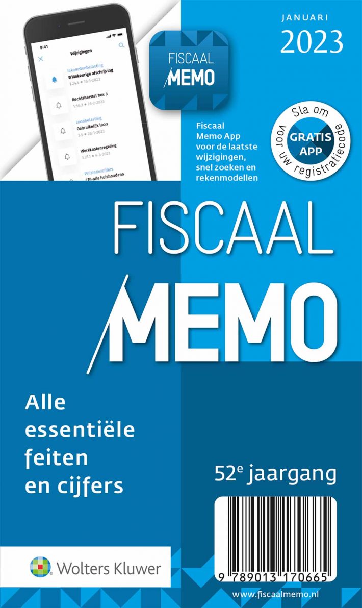 Fiscaal Memo januari 2023 &bullet; Fiscaal Memo januari 2023