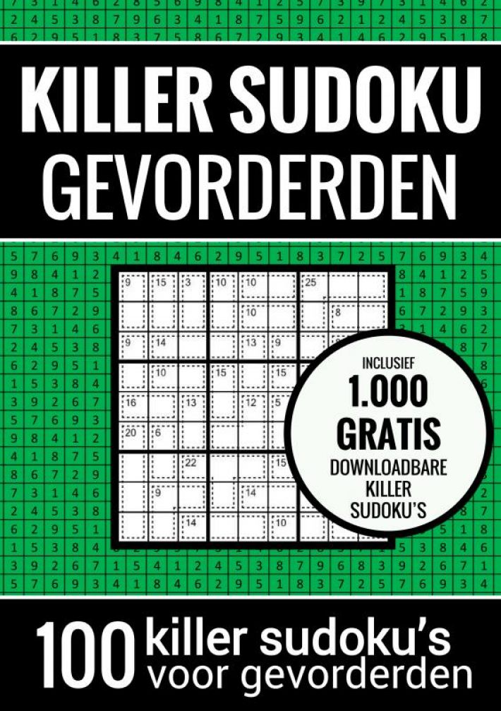 Sudoku Medium: KILLER SUDOKU - Puzzelboek met 100 Puzzels voor Gevorderden