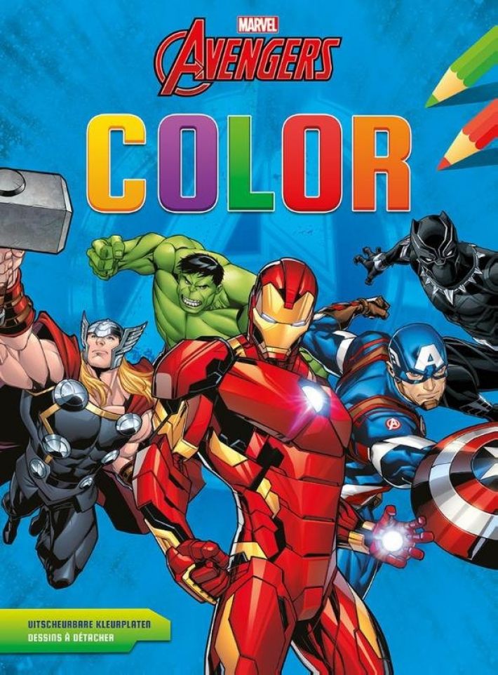 Marvel Avengers Color kleurblok / Marvel Avengers bloc de coloriage Marvel Avengers Color kleurblok / Marvel Avengers bloc de coloriage