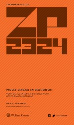 Zakboek Proces-verbaal en Bewijsrecht 2023-2024 &bullet; Zakboek Proces-verbaal en Bewijsrecht