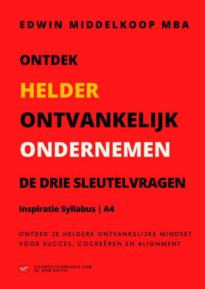 Ontdek Helder Ontvankelijk Ondernemen | Syllabus