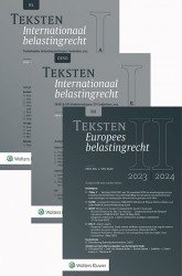 Teksten Internationaal & Europees belastingrecht 2023/2024