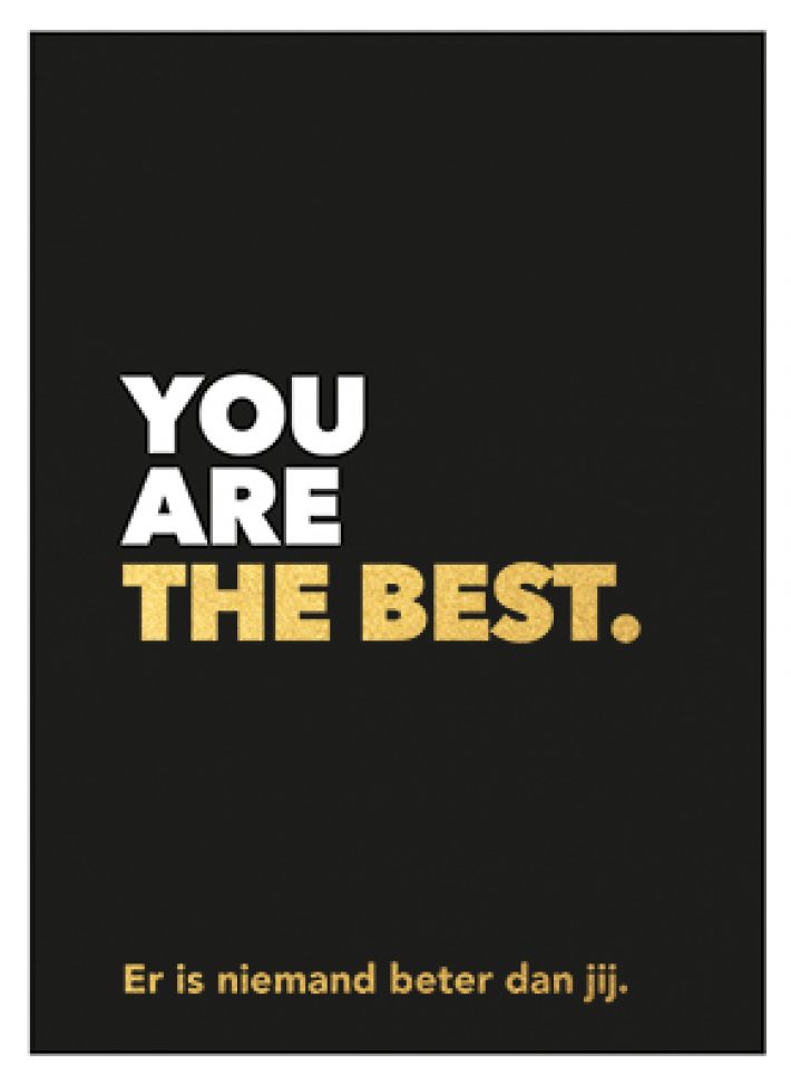 You are the best