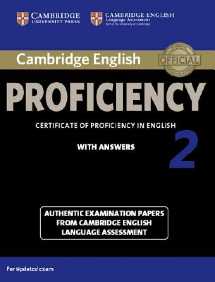 Cambridge English Proficiency 2 Student's Book with Answers
