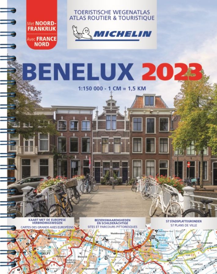 Michelin Wegenatlas Benelux 2023