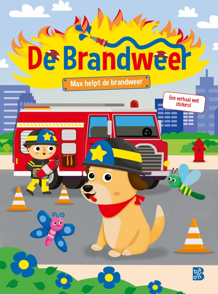 Max helpt de brandweer