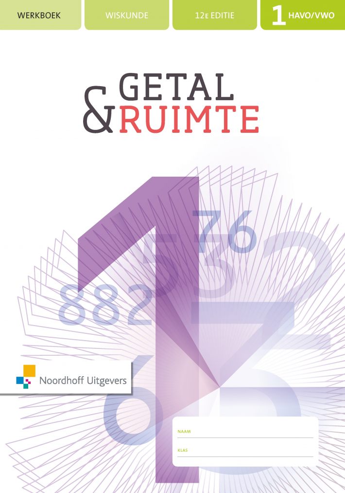 Getal & Ruimte 12e editie 1havo/vwo werkboek en rekenkatern