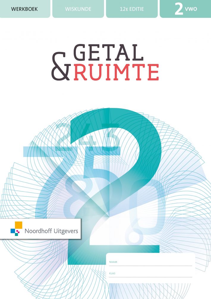 Getal & Ruimte 12 editie 2 vwo werkboek en rekenkatern