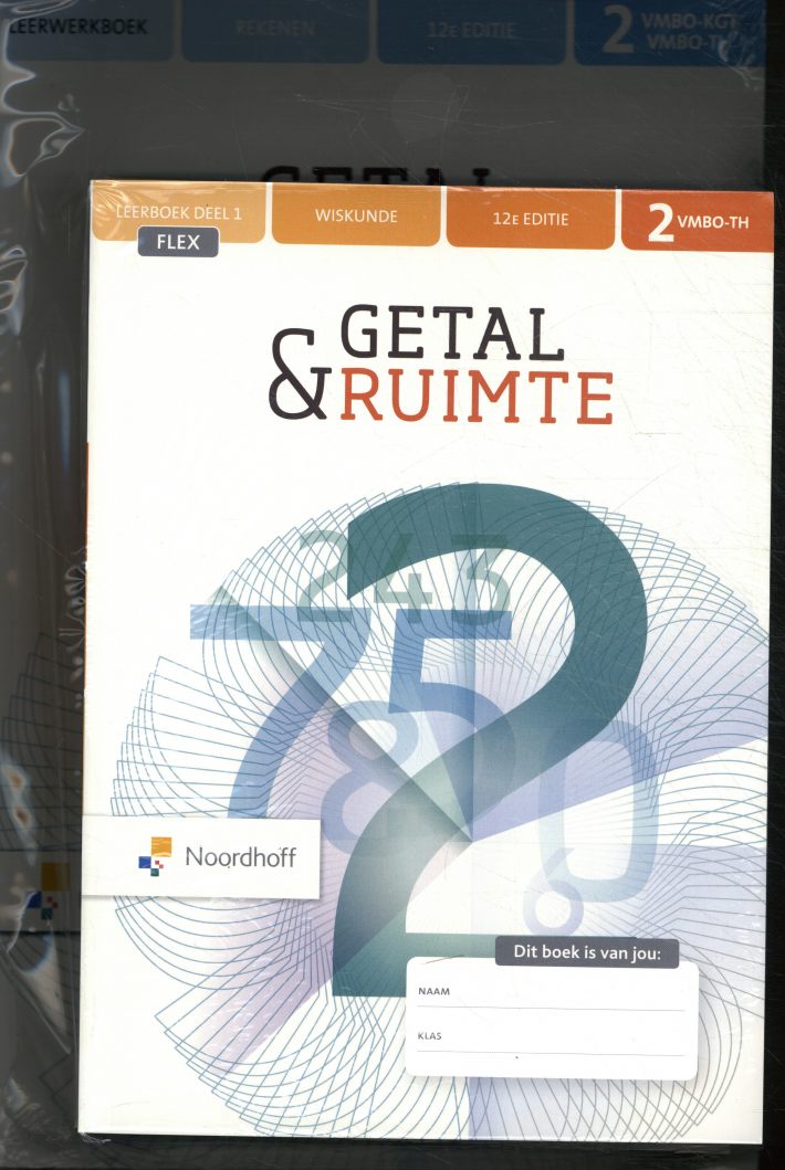 Getal & Ruimte 12e ed vmbo-t/havo 2 FLEX leerboek 1+2 + werkboek 1+2 (incl. rekenkatern)