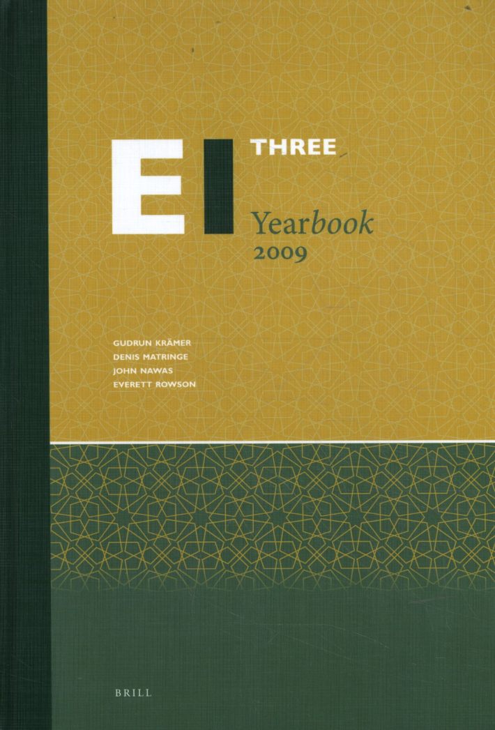 TheEncyclopaedia of Islam Three Yearbook 2009