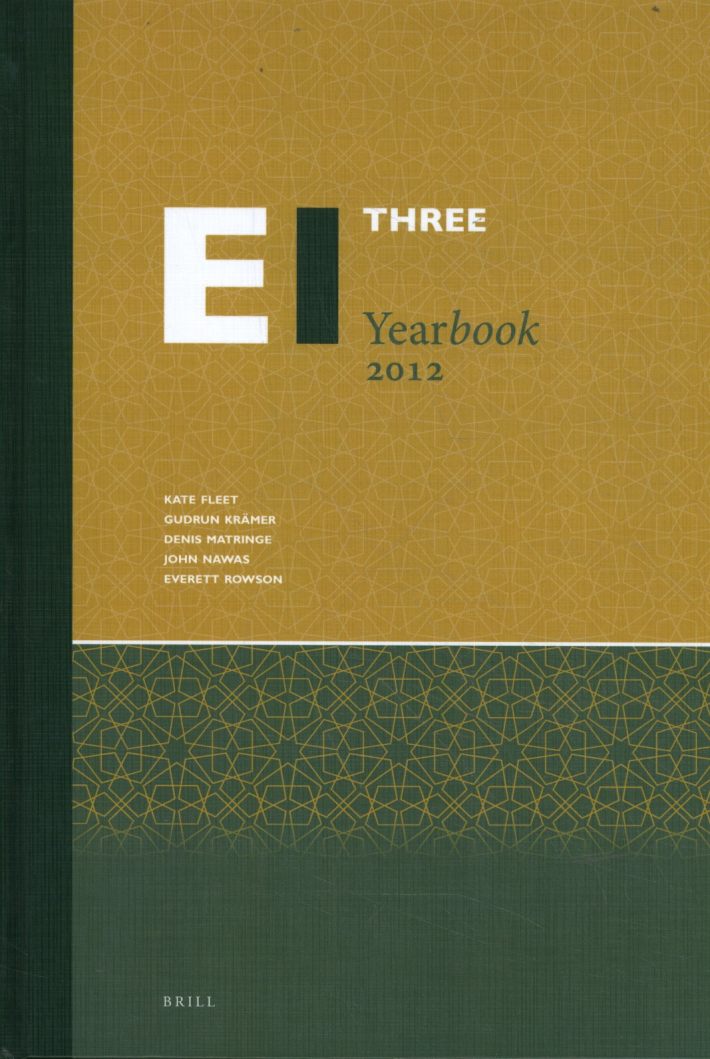 The Encyclopaedia of Islam Three Yearbook 2012