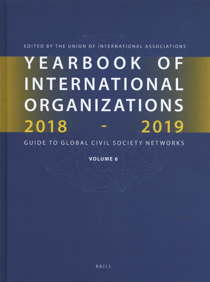 Yearbook of International Organizations 2018-2019, Volume 6