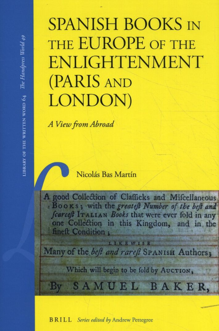 Spanish Books in the Europe of the Enlightenment (Paris and London