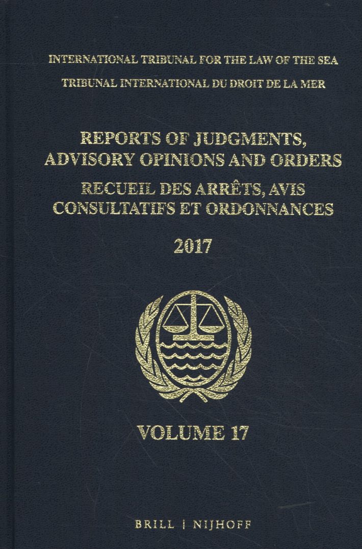 Reports of Judgments, Advisory Opinions and Orders/ Receuil des arrets, avis consultatifs et ordonnances, Volume 17 (2017)