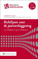 Richtlijnen voor de jaarverslaggeving, middelgrote en grote rechtspersonen 2020