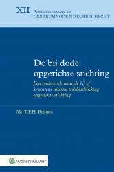 De bij dode opgerichte stichting