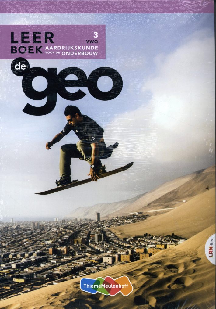 De Geo LRN-line online + boek 3 vwo