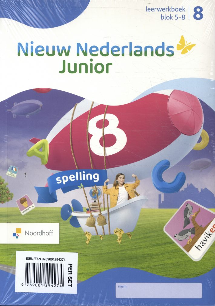 Nieuw Nederlands Junior Spelling groep 8 set Nieuw Nederlands Junior Spelling groep 8 set