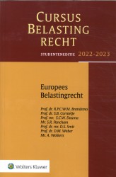 Cursus Belastingrecht Europees belastingrecht