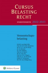 Cursus Belastingrecht Vennootschapsbelasting