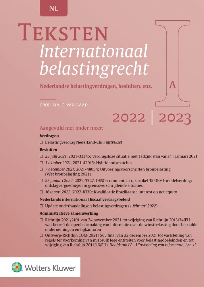 Teksten Internationaal belastingrecht
