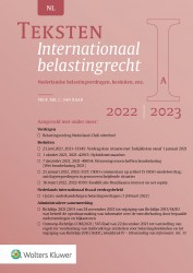 Teksten Internationaal belastingrecht