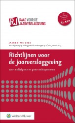 Richtlijnen voor de jaarverslaggeving, middelgrote en grote rechtspersonen 2022