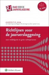 Richtlijnen voor de jaarverslaggeving, middelgrote en grote rechtspersonen 2024